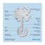 Geschenkartikel: ROMINOX Key Tool Lucky Charm, 19 Funktionen, Schlüsselanhänger Kleeblatt, Glücksbringer, Edelstahl Multitool, Multifunktionswerkzeug, Kleinigkeit für Adventskalender