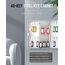 Uniclife 48 Position Schlüssel Kabinett mit Kombination Lock Resettable Weiß Digital Security Storage Box Stahl Schlüssel Organizer mit bunten Schlüsselanhänger Etiketten Aufkleber und Haken