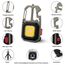 T-SUN Tragbare Mini LED Arbeitsleuchte Schlüsselanhänger Taschenlampe 7 Modi 800 Lumen Wiederaufladbare Inspektionsleuchten mit Flaschenöffner Magnetfuß für Camping Reparatur Notbeleuchtung (4 PCS)