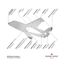 Geschenkartikel: ROMINOX Key Tool // Airplane, 18 Funktionen, Keytool Schlüsselanhänger Flugzeug/Pilot, Edelstahl Multitool, Multifunktionswerkzeug, Kleinigkeit für Adventskalender