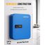 Uniclife 20 Fach Schlüsselbox mit Zahlenschloss und resettbarem Code, Blaue Digitale Sicherheitsbox aus Stahl, Schlüssel Organizer mit bunten Etiketten und Haken