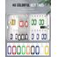 Uniclife 48 Position Schlüssel Kabinett mit Kombination Lock Resettable Weiß Digital Security Storage Box Stahl Schlüssel Organizer mit bunten Schlüsselanhänger Etiketten Aufkleber und Haken