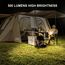 T-SUN Tragbare Mini LED Arbeitsleuchte Schlüsselanhänger Taschenlampe 7 Modi 800 Lumen Wiederaufladbare Inspektionsleuchten mit Flaschenöffner Magnetfuß für Camping Reparatur Notbeleuchtung (4 PCS)