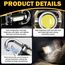 TaimeiMao Superhelle Mini-Schlüsselanhänger, Superhelle Mini Led Taschenlampe, Taschenlampe LED Aufladbar, Taschenlampe Wasserdicht für Haushalt Auto Outdoorarbeit Reisen Camping(9cm)