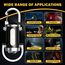 TaimeiMao Superhelle Mini-Schlüsselanhänger, Superhelle Mini Led Taschenlampe, Taschenlampe LED Aufladbar, Taschenlampe Wasserdicht für Haushalt Auto Outdoorarbeit Reisen Camping(9cm)