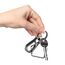 KMKANPO 8 Stück karabinerhaken klein,karabinerhaken schlüsselanhänger,schlüssel karabiner,Carabiner Schlüsselanhänger,Schlüsselring mit Karabiner,für Schlüssel, Rucksäcke und Charms,Autoschlüssel