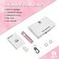 LUMINTOP EDC01 Mini LED Taschenlampe 120 Lumen Superhelle, 3 Modi, IPX8 wasserdicht, kleine lampe(Rosa)