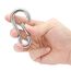 sprookber Karabiner schlüsselanhänger, karabinerhaken Edelstahl karabiner für Camping, Angeln, 6 Stück
