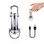 TaimeiMao Superhelle Mini-Schlüsselanhänger, Superhelle Mini Led Taschenlampe, Taschenlampe LED Aufladbar, Taschenlampe Wasserdicht für Haushalt Auto Outdoorarbeit Reisen Camping(Silber)