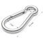 sprookber Karabiner schlüsselanhänger, karabinerhaken Edelstahl karabiner für Camping, Angeln, 6 Stück