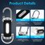 2 Stück Portable Rechargeable Bright Keychain Flashlight Phone Charger,1200LM Mini-Schlüsselanhänger, Superhelle Mini Led Taschenlampe, Taschenlampe Wasserdicht für Haushalt Auto Reisen Camping