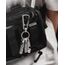 KeyUnity Titan Taschenmesser Klein Mini-Edc Messer Rasiermesserscharfe Kleines Klappmesser,Leichtes EDC Schlüsselanhänger Messer für Camping,Wandern und Outdoor(Hex Schwarz)