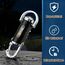 Portable Rechargeable Bright Keychain Flashlight Phone Charger,mit Power Bank für Outdoor,1200LM Superhelle Mini-Schlüsselanhänger, Superhelle Mini Led Taschenlampe, Taschenlampe Wasserdicht für Haush