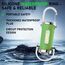 TaimeiMao 1200LM Superhelle Mini-Schlüsselanhänger, Superhelle Mini Led Taschenlampe, Taschenlampe LED Aufladbar, taschenlampe Wasserdicht für Haushalt Auto Outdoorarbeit Reisen Camping (Grün)