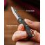 KeyUnity KK05 Titan Taschenmesser Klein Mini-Edc Messer Rasiermesserscharfe Kleines Klappmesser, Leichtes EDC Schlüsselanhänger Messer für Camping, Wandern und Outdoor (Acid-Grün)