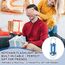 TaimeiMao 1200LM Superhelle Mini-Schlüsselanhänger, Superhelle Mini Led Taschenlampe, Taschenlampe LED Aufladbar, taschenlampe Wasserdicht für Haushalt Auto Outdoorarbeit Reisen Camping (Blau)
