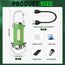 TaimeiMao 1200LM Superhelle Mini-Schlüsselanhänger, Superhelle Mini Led Taschenlampe, Taschenlampe LED Aufladbar, taschenlampe Wasserdicht für Haushalt Auto Outdoorarbeit Reisen Camping (Grün)