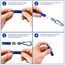 GOLDGE 14Pcs LED Schlüsselanhänger Taschenlampe Mini Taschenlampe für Outdoor Camping Radfahren (Zufällige Farbe)