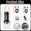 Portable Rechargeable Bright Keychain Flashlight Phone Charger,mit Power Bank für Outdoor,1200LM Superhelle Mini-Schlüsselanhänger, Superhelle Mini Led Taschenlampe, Taschenlampe Wasserdicht für Haush