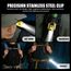 TaimeiMao Taschenlampe LED Aufladbar,200 Lumens,3 Lichtmodi,kleine Flashlight Schlüsselbund Handlampe Wasserdicht,mit Magnete, für Camping,Wandern,Outdoor,Notfälle