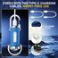 2 Stück 1200LM Superhelle Mini-Schlüsselanhänger, Superhelle Mini Led Taschenlampe, Taschenlampe LED Aufladbar, taschenlampe Wasserdicht für Haushalt Auto Outdoorarbeit Reisen Camping (Blau)