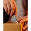 KeyUnity KK05 Kleines Titan-Klappmesser, Mini-Edc Messer mit integriertem Schlüsselloch, Leichtes Schlüsselanhänger Messer für Camping (Riss)
