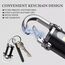 TaimeiMao 2 Stück 1200LM Superhelle Mini-Schlüsselanhänger, Superhelle Mini Led Taschenlampe, Taschenlampe LED Aufladbar, taschenlampe Wasserdicht für Haushalt Auto Outdoorarbeit Reisen Camping