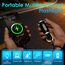 2 Stück Portable Rechargeable Bright Keychain Flashlight Phone Charger,1200LM Mini-Schlüsselanhänger, Superhelle Mini Led Taschenlampe, Taschenlampe Wasserdicht für Haushalt Auto Reisen Camping