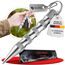 ascaipe Kubotan mit Extra Grip Selbstverteidigung Druckverstärker als Notfallhammer aus Aluminium 11cm 14cm 17,5cm, Schlüsselanhänger