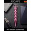 Kubotan Selbstverteidigung Schlüsselanhänger mit Glasbrecher – Survival-Tool für unterwegs - Grip Griff - Ideal für Frauen & Männer, Pendler & Reisen, Druckverstärker & Notfallhammer (L - Pink)