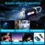 2 Stück Portable Rechargeable Bright Keychain Flashlight Phone Charger,1200LM Mini-Schlüsselanhänger, Superhelle Mini Led Taschenlampe, Taschenlampe Wasserdicht für Haushalt Auto Reisen Camping
