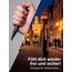 ascaipe Kubotan Selbstverteidigung Schlüsselanhänger Glasbrecher | Survival Schlagstock legal | EDC Schlagring Druckverstärker RaptorGrip | für Frauen & Männer, Pendler & Reisen | Black - S (11cm)