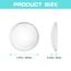 Vicloon Türstopper, 6 Stück Dezente Türpuffer Transparent, 40 * 8mm Silicone Türstopper Wand, Selbstklebend Transparent​ Runde für Türklinkenpuffer, Schützende Tür Stoßstange Wand Schalldämpfer