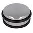 Westcott Türstopper aus Edelstahl | Runder Türstopper mit 1,2kg Eigengewicht | Türschonender Gummiring | Extra rutschfeste Unterseite | ⌀ 10cm, Höhe 4cm | Stabil bei Durchzug | E-19001 00