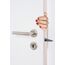 WENKO Multi-Stop Mod. Multi-STOP vielseitiger Tür-& Fensterstopper Puffer Türpuffer Keil Fingerschutz für Türen Fenster & Schubladen flexibel anpassbar aus Kunststoff Maße 11,8 x 7,7 x 2,5cm Anthrazit