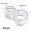 OG-ER Türstopper klinke Türklinkenpuffer Türklinken stopper, 5er-10er-20er Set, türgriff schutz, türstopper türklinke, türklinkenpuffer transparent (5er Set)