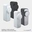 Homematic IP Türschlossantrieb – pro, anthrazit, Smart Home, permanente Türüberwachung, Smart Lock, elektronsiches Türschloss, einfach nachrüsten, Tür steuern per App, Alexa & Google Home, 162500A0