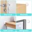 Vicloon Türstopper, 6 Stück Dezente Türpuffer Transparent, 40 * 8mm Silicone Türstopper Wand, Selbstklebend Transparent​ Runde für Türklinkenpuffer, Schützende Tür Stoßstange Wand Schalldämpfer