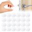 Vicloon Türstopper, 24 Stück Dezente Türpuffer Transparent, 20 * 5mm Silicone Türstopper Wand, Selbstklebend Transparent​ Runde für Türklinkenpuffer, Schützende Tür Stoßstange Wand Schalldämpfer