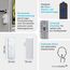 Homematic IP Türschlossantrieb – pro, weiß, Smart Home, permanente Türüberwachung, Smart Lock, elektronsiches Türschloss, einfach nachrüsten, Tür steuern per App, Alexa & Google Home, 161671A0