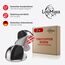 LouMaxx Türstopper Boden kleben 2er Set – Edelstahl-Optik - Türstopper zum Kleben für den Boden mit extra starker Haftung, für zuverlässigen Schutz von Wänden und Möbeln, ohne bohren