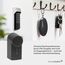 Homematic IP Smart Home Türschlossantrieb, anthrazit, elektronisches Türschloss, Smart Lock nachrüstbar ohne Umbau, Türöffner steuerbar per App, Alexa & Google Assistant, 160555A0