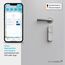 Homematic IP Türschlossantrieb – pro, weiß-silber, Smart Home, permanente Türüberwachung, Smart Lock, elektronsiches Türschloss, einfach nachrüsten, Tür steuern per App, Alexa & Google Home, 162822A0