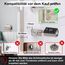 WELOCK SECBN51 Fingerabdruck Schloss mit App, RFID-Karte Transponder und WiFi, Fingerabdruck Türschloss Haustür für Türen von 30-70mm, Schlüssellose Türschloss Fingerprint IP65