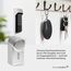 Homematic IP Smart Home Türschlossantrieb, silber, elektronisches Türschloss, Smart Lock nachrüstbar ohne Umbau, Türöffner steuerbar per App, Alexa & Google Assistant, 160556A0