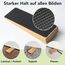 Türstopper rutschfest aus Bambus - 2er Set Türkeil aus Holz - Fester Türstopper boden mit Gummi - Türkeile für alle Böden - Holzkeile für alle Arten von Türen - Door stopper