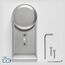 Homematic IP Smart Home Türschlossantrieb, silber, elektronisches Türschloss, Smart Lock nachrüstbar ohne Umbau, Türöffner steuerbar per App, Alexa & Google Assistant, 160556A0