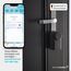 Homematic IP Smart Home Türschlossantrieb, anthrazit, elektronisches Türschloss, Smart Lock nachrüstbar ohne Umbau, Türöffner steuerbar per App, Alexa & Google Assistant, 160555A0