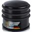 Designer Türstopper aus Edelstahl Gummi Türpuffer Türhalter Stopper 1,2kg (Schwarz 7x6cm, 1 Stück)
