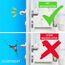 SilverRack® Türstopper Türklinkenpuffer Transparent [6 Stück] - Wandpuffer als perfekter Schutz für Wand und Tür - Türpuffer Wandschutz als Türstopper für Türklinken und Fenster
